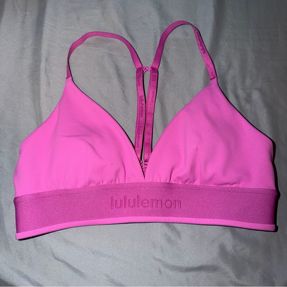 Lululemon Athletica Sonic Pink Sports Bra